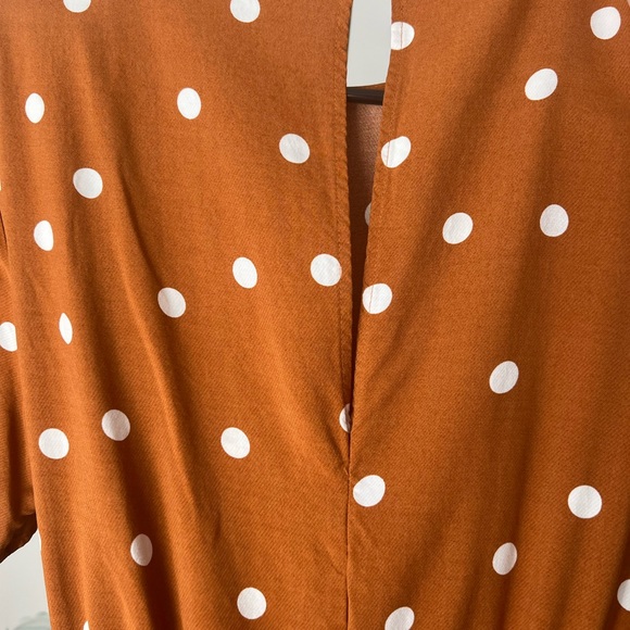 &Other Stories Polka Dot Wrap Mini Dress - Picture 5 of 8